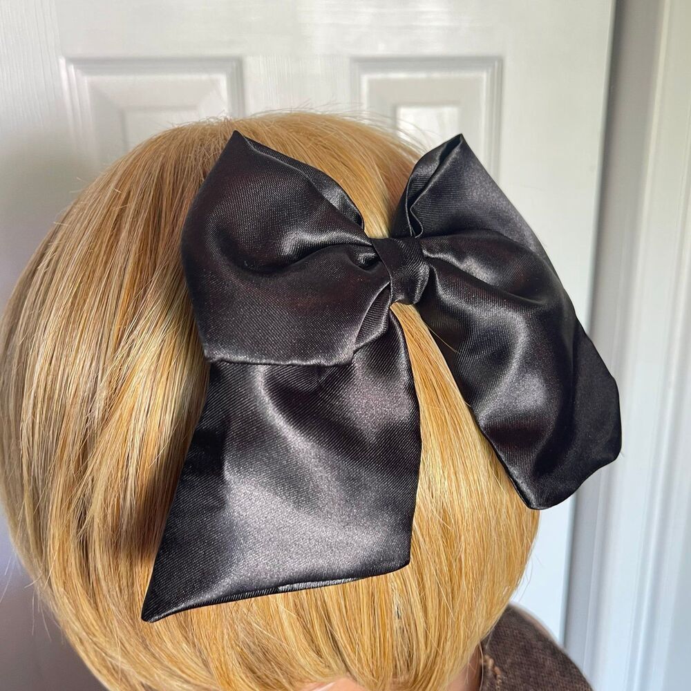 New Coquette black hair bow for women and girls - Picture 9 of 10